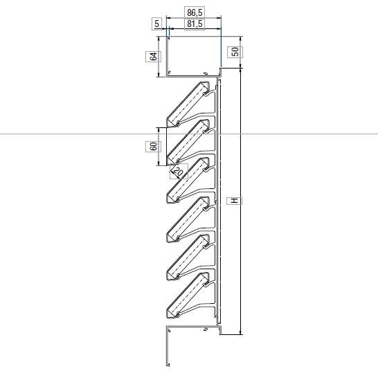Lüftungsgitter W45/86